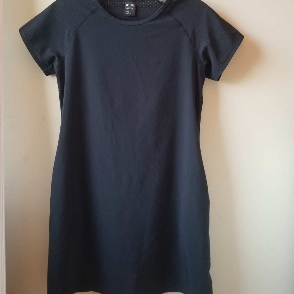 Zella Girl 10/12 Black Active Dress